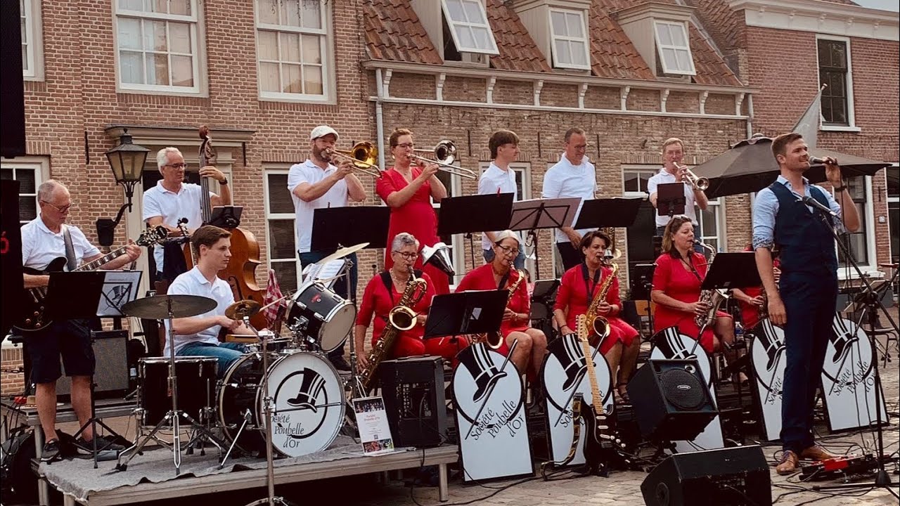 Société Poubelle d'Or Swingmuziek Jazzorkest Jaren 40-50 Klassiekers Boeken