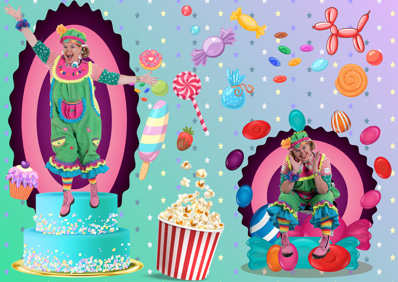 Clown Fleur Typetje Kinderfeest Kindershow Kinderentertainment Boeken