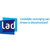 Logo Landelijke vereniging van Artsen in Dienstverband (LAD)