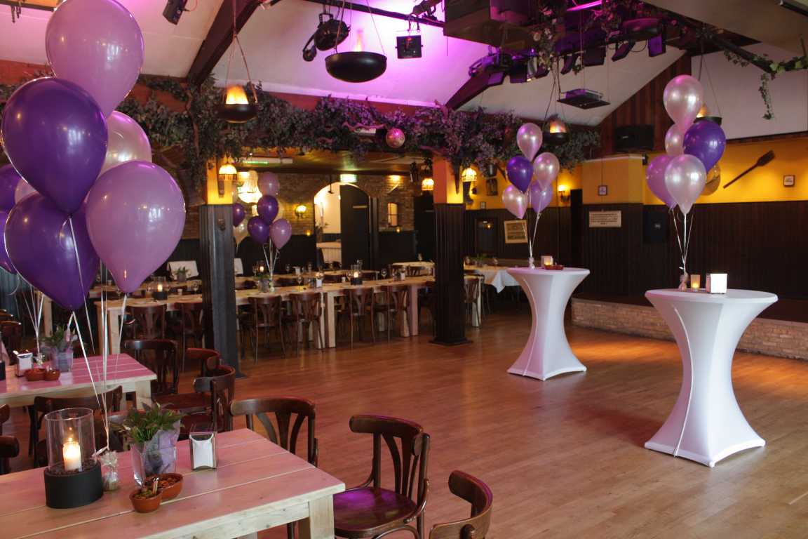 Feest zaal Beatrix Schiedam dansvloer Boeken