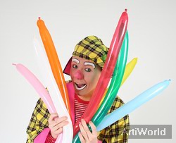 Clown Babello Ballonnenclown Kinderclown Kinderact Kindershow