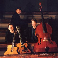 French Connection Jazz Trio Zanger Gitaar Contrabas Boeken